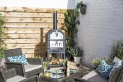 Merkloos MaxxGarden Pizza Oven - Smoker Barbecue Houtskool 45 X 65 X 158cm -Barbecues Verkoopwinkel 1200x800 6