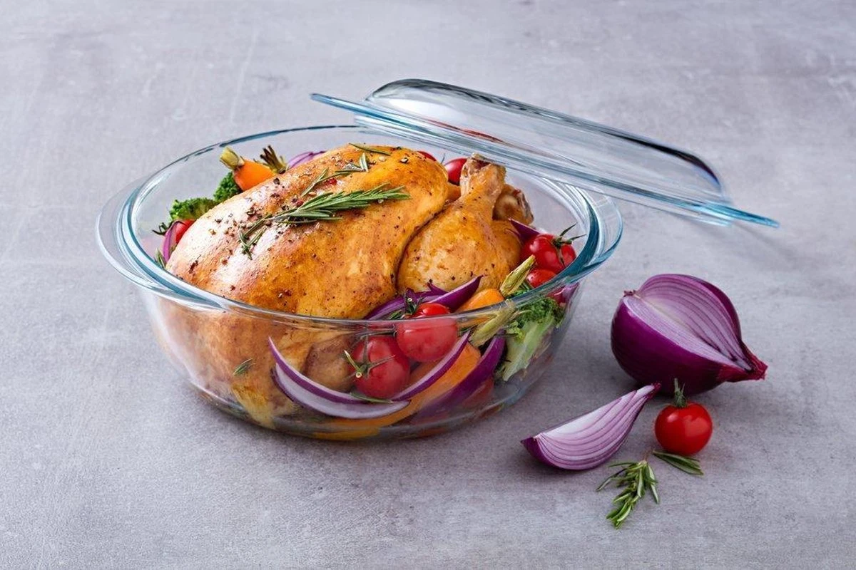 Pyrex Classic Easy Grip Ovenschaal 3,5 L + 1,4 L - 32 X 27 X 14 Cm 5 Pyrex Classic Easy Grip Ovenschaal 3,5 L + 1,4 L - 32 X 27 X 14 Cm - Afbeelding 5