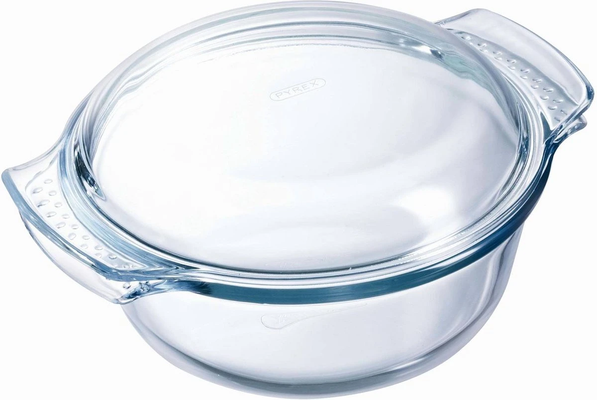 Pyrex Classic Ovenschaal Rond - Inclusief Deksel - Borosilicaatglas - 1,4 Liter - Transparant 8 Pyrex Classic Ovenschaal Rond - Inclusief Deksel - Borosilicaatglas - 1,4 Liter - Transparant - Afbeelding 8