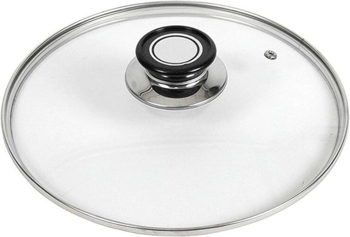 2x Stuks Universele Kleine Glazen Pannendeksels Voor Pannen 16 Cm - Kookpannen Accessoires 2 2x Stuks Universele Kleine Glazen Pannendeksels Voor Pannen 16 Cm - Kookpannen Accessoires - Afbeelding 2