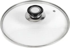 Universele Glazen Pannendeksel Voor Pannen Van 30 Cm - Kookpannen Accessoires