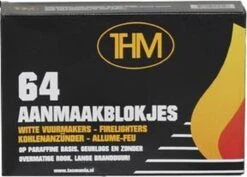 THM Witte Aanmaakblokjes Paraffine 64 Stuks Omdoos 12 Pakjes -Barbecues Verkoopwinkel 1200x858
