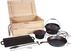 EL Fuego Dutch Oven Set Gietijzer 7-delig -Barbecues Verkoopwinkel 1200x872 2
