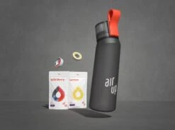 Air Up Drinkfles Starterskit - Dark Black - Inclusief 2 Pods - Starterskit - Hydraterend - Air Up Fles - Geurwater - Vegan - Bio