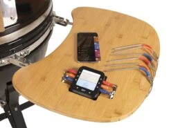 Patton - Kamado 21" - Premium Black - Keramische Barbecue - Incl. Bluetooth Kerntemperatuurmeter - LED Verlichting - Large - Compleet - Zwart -Barbecues Verkoopwinkel 1200x900 18