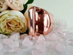 Duurzame Waterfles Met Kristal - Roségoud - Roestvrij Staal - Rozenkwarts Edelstenen - Verrijkt En Verzacht Water - Inclusief Thee/fruit Infuser - Edelstenen - 550 Ml - Waterfles - Drinkfles -Barbecues Verkoopwinkel 1200x900 62