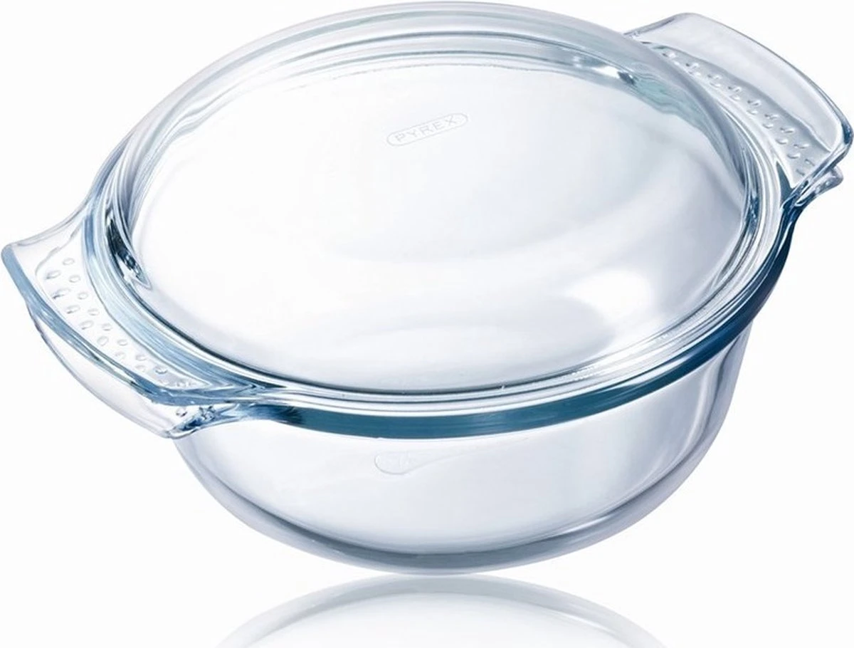 Pyrex Classic Ovenschaal Rond - Inclusief Deksel - Borosilicaatglas - 1,4 Liter - Transparant 1 Pyrex Classic Ovenschaal Rond - Inclusief Deksel - Borosilicaatglas - 1,4 Liter - Transparant