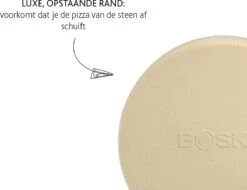 Boska Pizzasteen Deluxe - Voor Oven & BBQ - Knapperige Pizza's - Ø 29.5 Cm - BBQ Accessoires -Barbecues Verkoopwinkel 1200x921