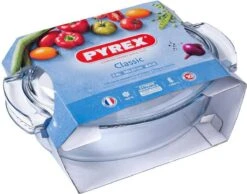 Pyrex - Classic Ovenschaal Ovaal Met Deksel 5,8 Liter - Transparant