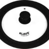 Klaus Universele Glazen Deksel Met Siliconen Rand - Voor Pannen Van 16cm/18cm/20cm
