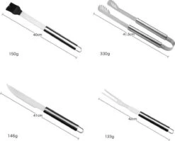 Sens Design BBQ Accesoires - 18 Delig - BBQ Gereedschapset Koffer -Barbecues Verkoopwinkel 1200x969 1