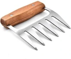 GrillX Luxe Vleesklauwen - Houten Handvat - RVS Meat Claws - Vleesshredder - Pulled Pork, Chicken - BBQ Accesoires 6 GrillX Luxe Vleesklauwen - Houten Handvat - RVS Meat Claws - Vleesshredder - Pulled Pork, Chicken - BBQ Accesoires -Barbecues Verkoopwinkel 1200x992