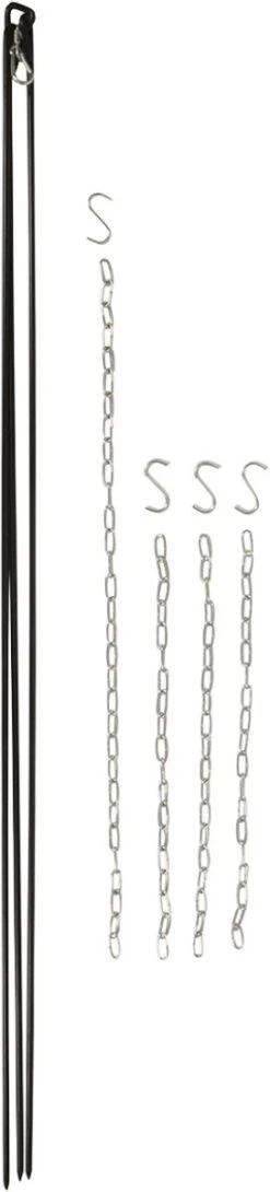 Esschert Design - Driepoot Met Ketting - Haardvuur Accessoires - Staal - Zwart 33 Esschert Design - Driepoot Met Ketting - Haardvuur Accessoires - Staal - Zwart -Barbecues Verkoopwinkel 272x1200