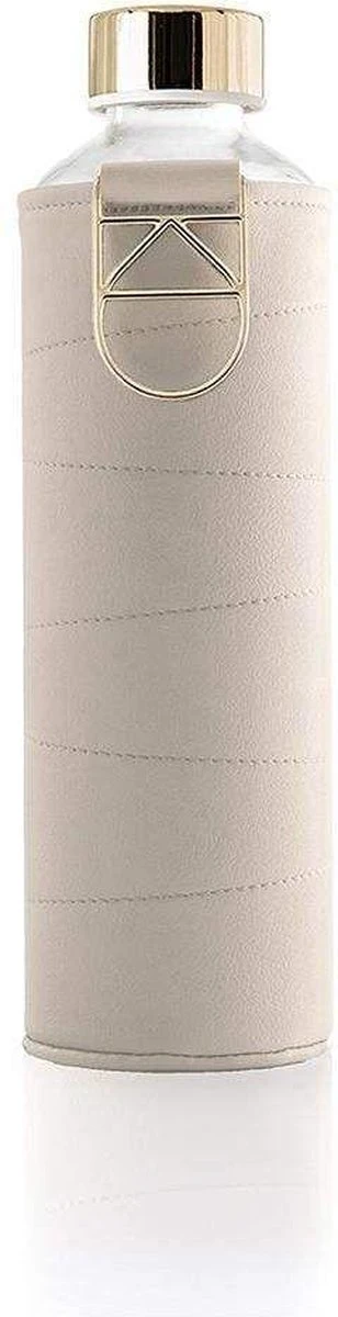 Equa Glazen Waterfles 750 Ml Mismatch Met Hoes - Beige 12 Equa Glazen Waterfles 750 Ml Mismatch Met Hoes - Beige - Afbeelding 12