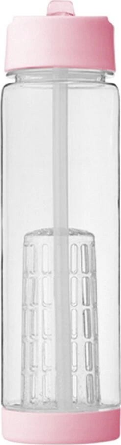 Waterfles Met Rietje En Fruit Filter | Roze | Kerstcadeau -Barbecues Verkoopwinkel 327x1200