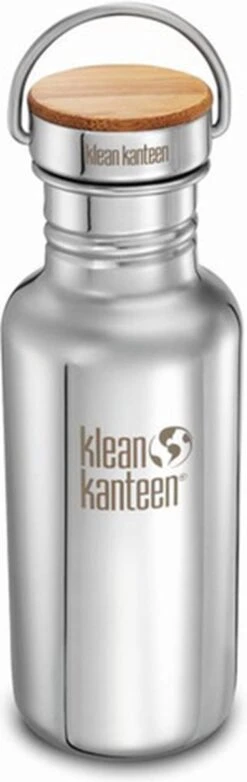 Klean Kanteen RVS Drinkfles 532ml Brushed Stainless (w/Bamboo Loop Cap) -Barbecues Verkoopwinkel 379x1200 3