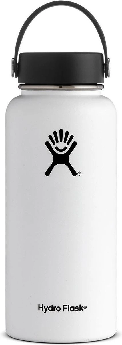 Hydro Flask Wide Mouth Flex Cap Drinkfles (946 Ml) - Wit 1 Hydro Flask Wide Mouth Flex Cap Drinkfles (946 Ml) - Wit