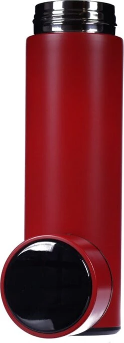 Pulver- Drinkfles - Smart - Temperatuur Meter - Dubbel Geïsoleerd - Drinkfles Kinderen & Volwassenen - Drinkflessen - Rood -Barbecues Verkoopwinkel 434x1200 1
