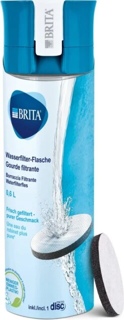 BRITA - Waterfilterfles VITAL - 0,6L - Blauw - Inclusief 1 MicroDisc Waterfilter -Barbecues Verkoopwinkel 465x1200