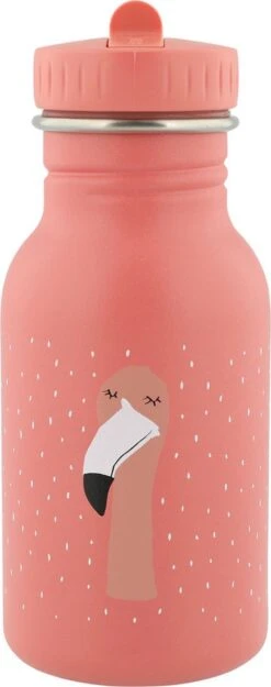 Drinkfles 350ml - Mrs. Flamingo - Trixie -Barbecues Verkoopwinkel 474x1200 1
