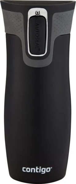 Contigo Westloop Drinkfles - Matte Black - 470ml - Zwart -Barbecues Verkoopwinkel 499x1200