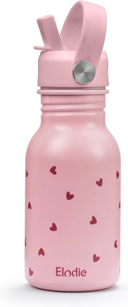 Elodie Water Bottle - Drinkbus Kinderen - Waterfles Met Rietje - 350ml - Sweethearts 1 Elodie Water Bottle - Drinkbus Kinderen - Waterfles Met Rietje - 350ml - Sweethearts