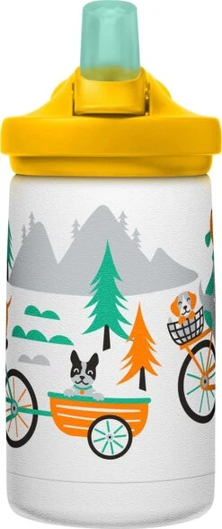 CamelBak Eddy+ Kids SST Vacuum Insulated - Isolatie Drinkfles - 350 Ml - Wit (Biking Dogs) -Barbecues Verkoopwinkel 505x1200 2