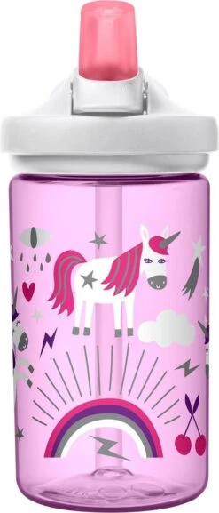 CamelBak Eddy+ Kids - Drinkfles - 400 Ml - Lila (Unicorn Party) -Barbecues Verkoopwinkel 514x1200 2