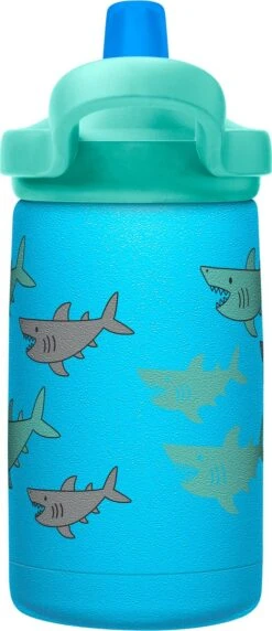 CamelBak Eddy+ Kids SST Vacuum Insulated - Isolatie Drinkfles - 350 Ml - Blauw (School Of Sharks) -Barbecues Verkoopwinkel 518x1200 2