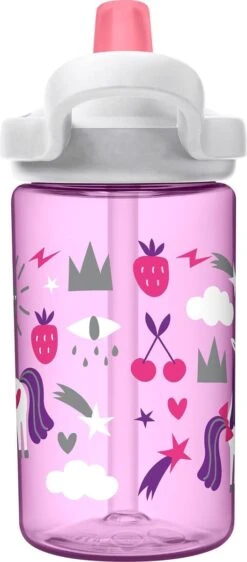 CamelBak Eddy+ Kids - Drinkfles - 400 Ml - Lila (Unicorn Party) -Barbecues Verkoopwinkel 527x1200 1
