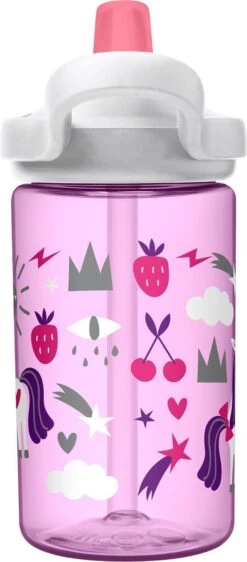 CamelBak Eddy+ Kids - Drinkfles - 400 Ml - Lila (Unicorn Party) -Barbecues Verkoopwinkel 527x1200 2
