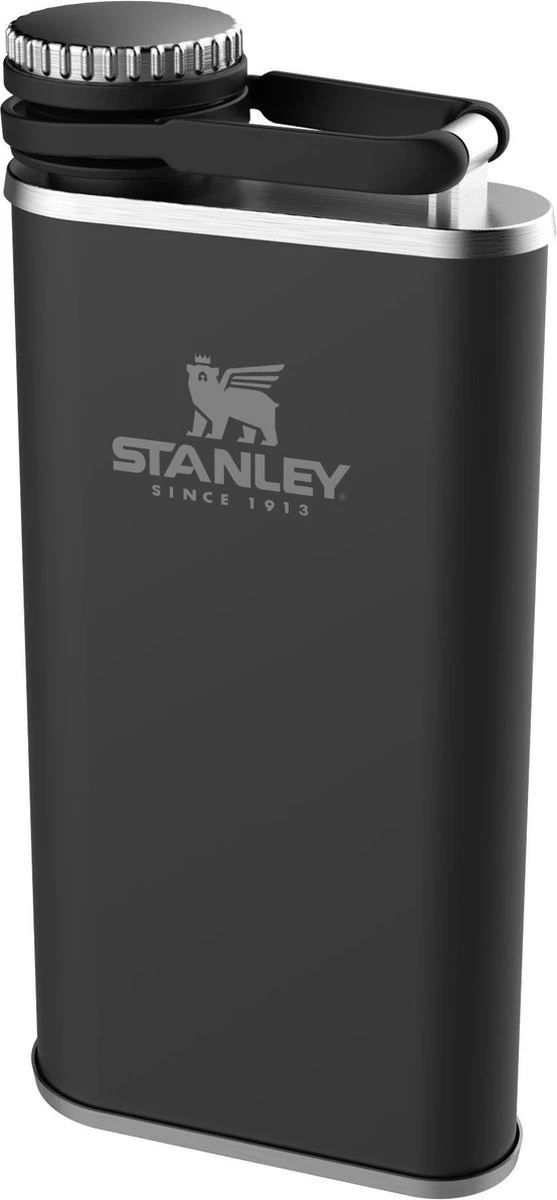 Stanley The Easy Fill Wide Mouth Flask 0,23L - Flacon - Matte Black 1 Stanley The Easy Fill Wide Mouth Flask 0,23L - Flacon - Matte Black