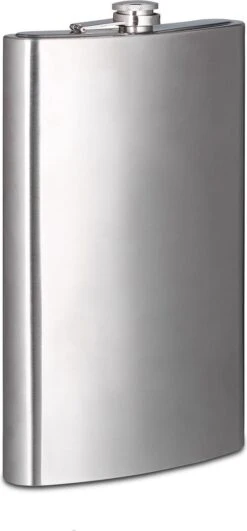 Relaxdays Platvink Edelstaal XXL - Heupfles 1,8 Liter - Zakflacon - Draagriem - Rvs Zilver -Barbecues Verkoopwinkel 558x1200 2