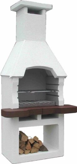 Integard Tuinhaard Houtskoolbarbecue Beton Nr. 9 -Barbecues Verkoopwinkel 566x1200