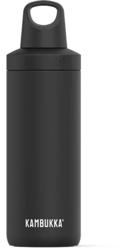 Kambukka Reno Geïsoleerde Drinkfles 500 ML - Matte Black Met Draaidop