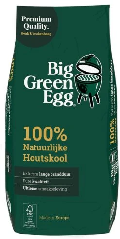 Big Green Egg BigGreenEgg Houtskool Europa 9kg - 1 Zak -Barbecues Verkoopwinkel 604x1200