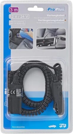 Proplus Verlengkabel Sigarettenaansteker 3m 12/24 Volt 3 Ampère -Barbecues Verkoopwinkel 656x1200