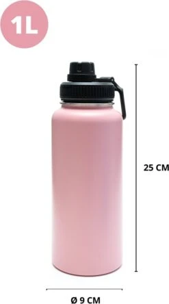 Drinkfles - Pastel Pink - 1 Liter - Extra Dop Met Rietje & Drinktuit - Waterfles Met Rietje - Isoleerfles - BPA Vrij - Lekvrij 10 Drinkfles - Pastel Pink - 1 Liter - Extra Dop Met Rietje & Drinktuit - Waterfles Met Rietje - Isoleerfles - BPA Vrij - Lekvrij -Barbecues Verkoopwinkel 667x1200 1