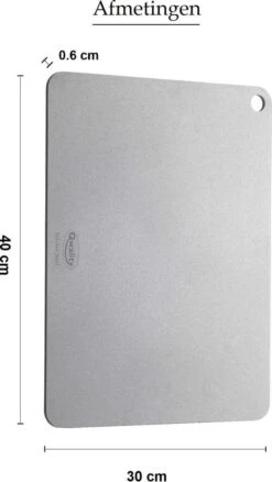 Pizzasteen Van Staal – Pizza Steen - Pizza En Brood Bakken - 40 X 30 X 0,6 Cm - Cadeau Voor Man - Kitchen Steel By Qwality -Barbecues Verkoopwinkel 677x1200 1