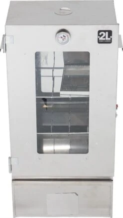 2-L Home & Garden XL Rookoven - RVS - 80x40x28 Cm - 3 Etages -Barbecues Verkoopwinkel 680x1200