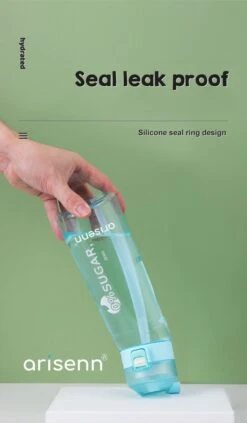 Arisenn® ZERO-fles - Geur Water - 100% Smaak, 0% Suiker, 0% Toevoegingen - Gezond & Lekker Drinken - BPA-vrij - Duurzaam - Helpt Bij Hydratatie - 5L Smaak Per Pod - Zuiver Water Met Geur - Drinkfles 650ml -Barbecues Verkoopwinkel 701x1200