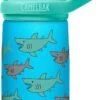 CamelBak Eddy+ Kids SST Vacuum Insulated - Isolatie Drinkfles - 350 Ml - Blauw (School Of Sharks)