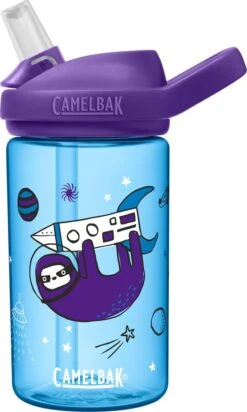 CamelBak Eddy+ Kids - Drinkfles - 400 Ml - Blauw (Sloths In Space)
