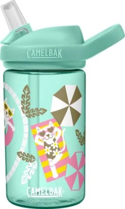 CamelBak Eddy+ Kids - Drinkfles - 400 Ml - Mint (Pool Cats)