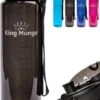 1 Liter Drinkfles - Vaatwasserbestendig - Sport Bidon Drinkbus King Mungo 1000ml Zwart
