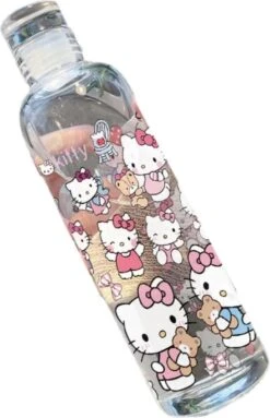 Hello Kitty Waterfles Met Tijdsmarketing- Schattige Motiverende Drinkfles - Cute Water Bottle- Makkelijk Mee Te Nemen -Barbecues Verkoopwinkel 773x1200 1