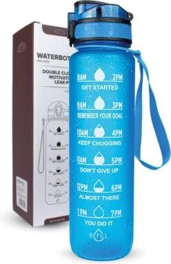 Nimma® Motivatie Waterfles - 1 Liter Drinkfles - Met Tijdmarkeringen En Fruitfilter - Blauw 17 Nimma® Motivatie Waterfles - 1 Liter Drinkfles - Met Tijdmarkeringen En Fruitfilter - Blauw -Barbecues Verkoopwinkel 779x1200
