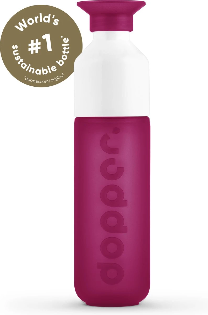 Dopper Original Drinkfles - Funky Fuchsia - 450 Ml 4 Dopper Original Drinkfles - Funky Fuchsia - 450 Ml - Afbeelding 4
