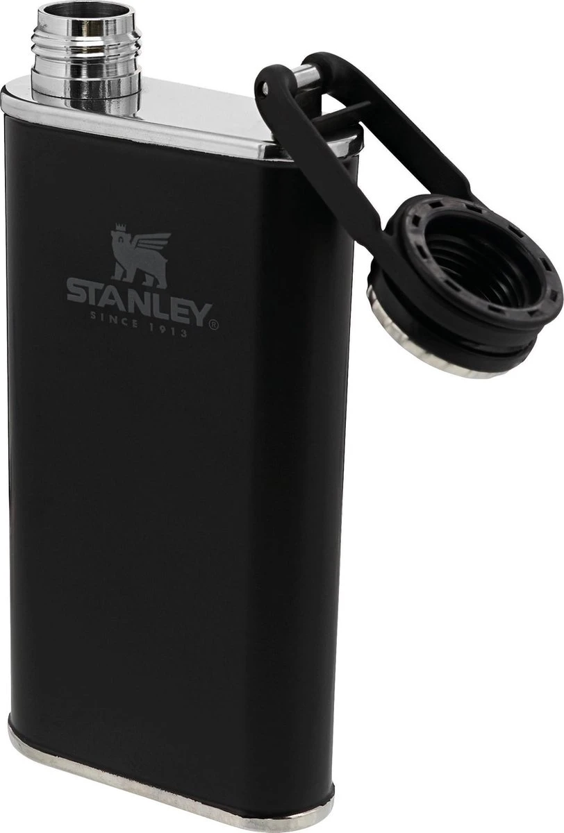 Stanley The Easy Fill Wide Mouth Flask 0,23L - Flacon - Matte Black 5 Stanley The Easy Fill Wide Mouth Flask 0,23L - Flacon - Matte Black - Afbeelding 5