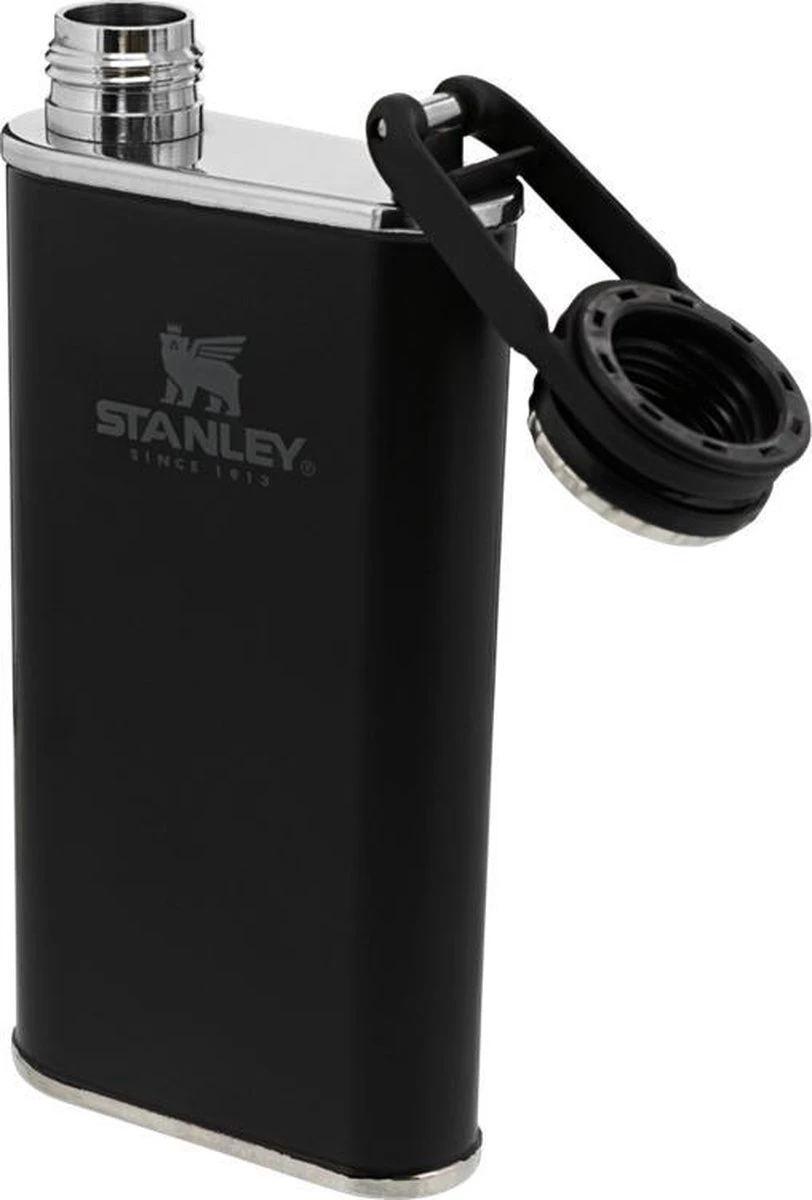 Stanley The Easy Fill Wide Mouth Flask 0,23L - Flacon - Matte Black 11 Stanley The Easy Fill Wide Mouth Flask 0,23L - Flacon - Matte Black - Afbeelding 11